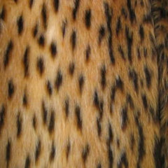 1 pair of Fuzzy Faux fur Headrest covers in a choice of print's Cheetah Print