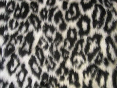 Large 7 Piece print fluffy car accessories set faux fur Choice of print