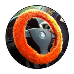 Fuzzy furry steering wheel cover choice of colour's