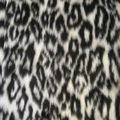 1 pair of Fuzzy Faux fur Headrest covers in a choice of print's snow leopard
