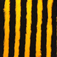 Fuzzy Monster car steering wheel cover Printed faux fur choice of print Bumble Bee