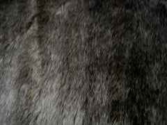 Fluffy faux fur Rectangular Tissue Box Cover choice of colours Dark Grey