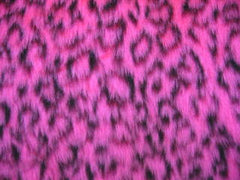 Fuzzy Pink Cheetah print faux fur car steering wheel cover Poppys Crafts