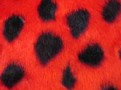 ladybird spotty fuzzy car seatbelt pads red and black 1 pair