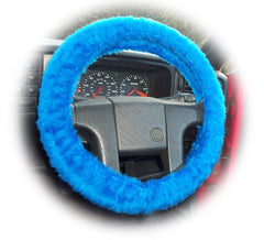 Fuzzy furry steering wheel cover choice of colour's