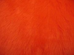 Fluffy faux fur Rectangular Tissue Box Cover choice of colours Orange