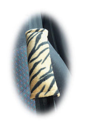 Shoulder Strap Pad choice of prints ideal for bags / guitar straps / seat belts Tiger (Fleece)