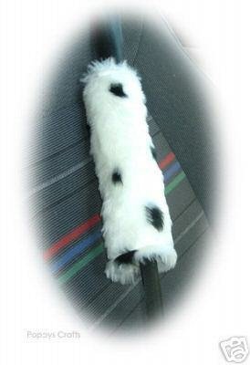 Dalmatian Spot faux fur single shoulder strap pad