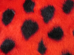 ladybird spot fuzzy shoulder strap pad Poppys Crafts
