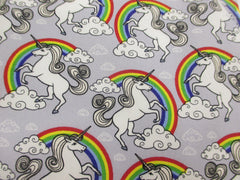 Magical Unicorn and Rainbow cotton shoulder strap pad Poppys Crafts